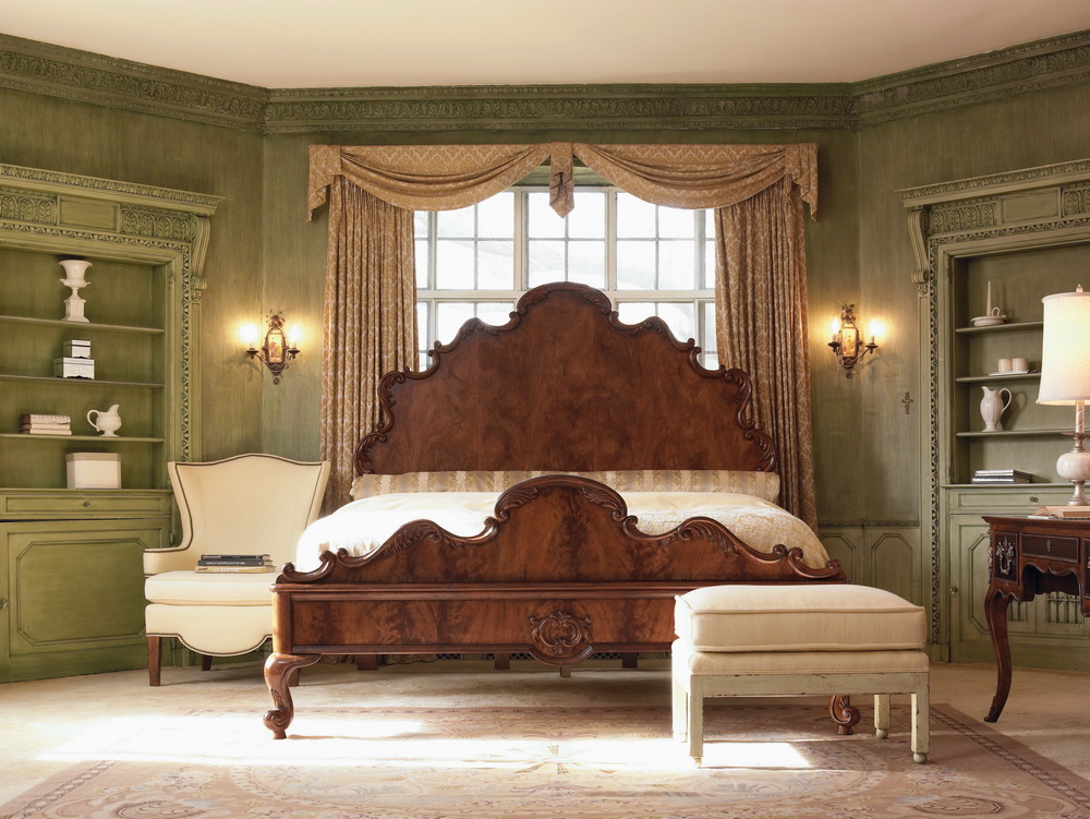 new311 310At Home in Belle Maison Bedroom featuring Bed of Ribbon King2