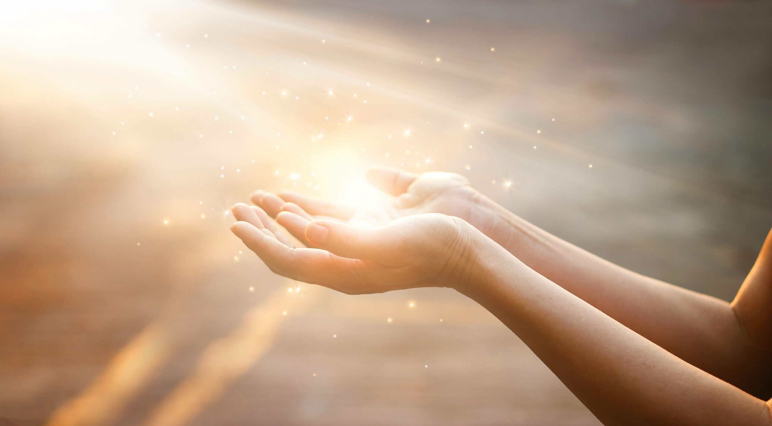 woman hands praying blessing from god sunset background scaled nBGz3u